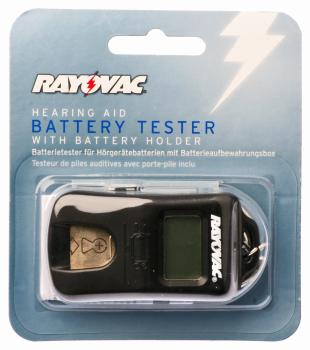 Rayovac Tester für Hörgerätebatterien inkl. Batterieaufbewahrungsbox (Preis auf Anfrage)