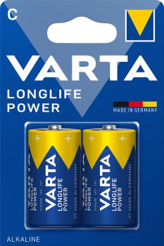 2er Blister  Varta Longlife Power 4914 Baby C Batterie