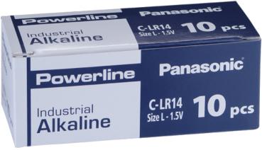 10er Pack  Panasonic Powerline LR14AD/10BB Baby C Batterie