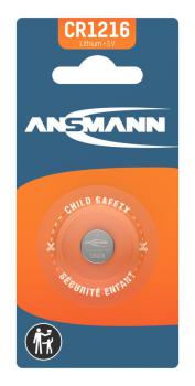 ANSMANN® Lithium Knopfzelle CR1216