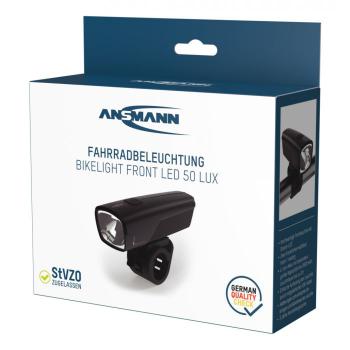 ANSMANN® Bikelight Front-LED 50lx 2600mAh wiederaufladbar