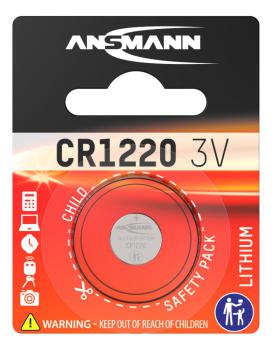 ANSMANN® Lithium Knopfzelle CR1220