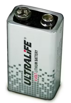10er Pack Ultralife® U9VL-J-P - 9V Block Power Cell Lithium Batterie 9V 1200mAh